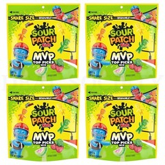 SOUR PATCH KIDS MVP Top Picks Mix Soft & Chewy Candy Share Size 11oz Lot of 4
