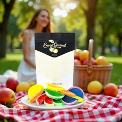 SweetGourmet Assorted Fruit Slices | Candy 13 Ounce (Pack of 1),