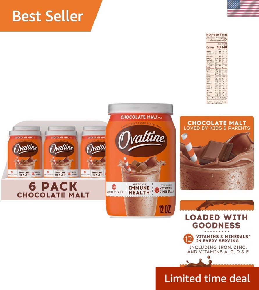 Milk Flavoring Chocolate Malt Pack of 6