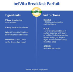belVita Breakfast Biscuits Variety Pack 36 Pack 1oz Blueberry Chocolate Cinnamon