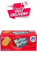 Nutter Butter Peanut Butter Sandwich Cookies, 24 pack. Salty and Sweet Treat