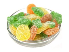 Vidal Sour Pineapple Gummy Candy, 2.2 Pound Bag ( PACK OF 1 )