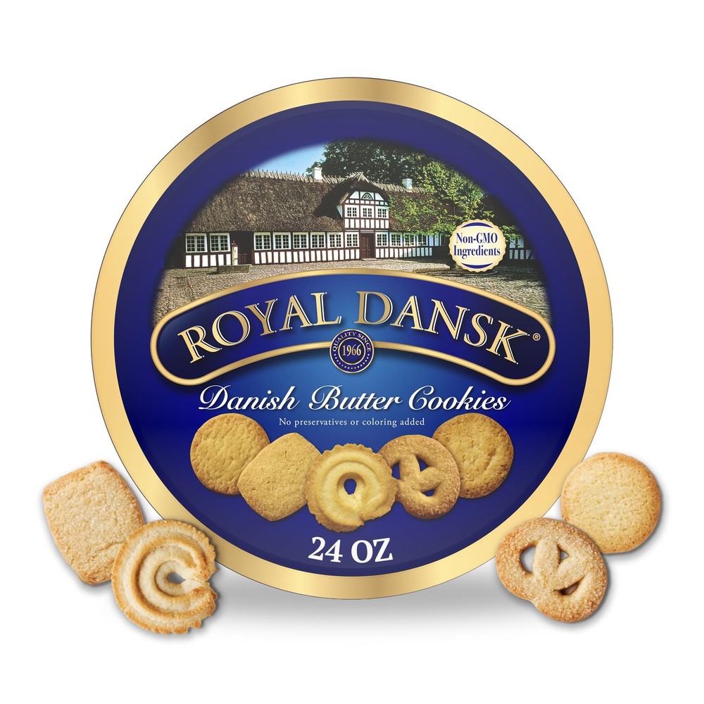 Danish Butter Cookies, Premium Assorted Cookies Made with Real Butter, Great …