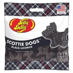 Scottie Dogs Black Licorice (6) 2.75oz SHIPS FREE – by Jelly Belly Candy