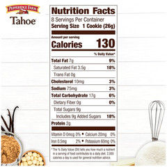 Pepperidge Farm Tahoe Crispy White Chocolate Macadamia Nut Cookies, 7.2 OZ Bag (