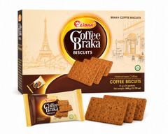 LIBRA Coffee Braka Vietnamese Coffee Biscuits 24 Packs Crispy Snack Cookies 12.7