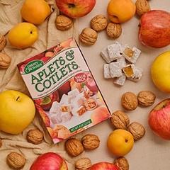 Liberty Orchards, Aplets & Cotlets Value Pack – Vegan, Fruit & Nut Chewy Candy –