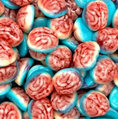 Töltött agy gumicukor 1000g candy Jelly Filled Brain candy 1kg