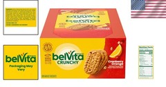 Belvita Cranberry Orange Breakfast Biscuits, 8 Packs