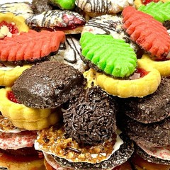 Best Cookies -3lb. Classic European Christmas Cookies Platter Kosher Certified.