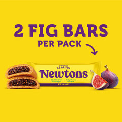 ​​NEWTONS Soft Baked Real Fruit Fig Bars, Fig Cookies, 10 Snack Packs