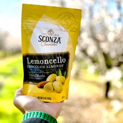 Lemoncello Chocolate Covered Almonds Brought to you by , Produced by Sconza -…