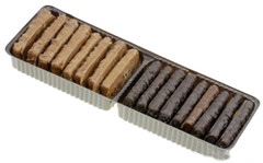 2 BOXES TRADER JOE’S CHOCOLATE TOFFEE CHIPS 8-OZ BOX