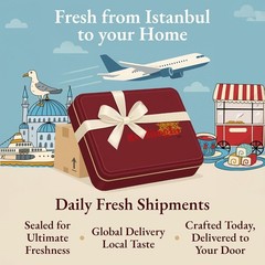 Assorted Premium Turkish Delight Candy Gift Set, 1.65 lb Approx. 30-32 pieces