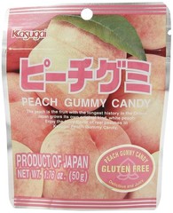 Sweet Peach Gummy Candy Stand Pack – 12 Chewy Treats Ideal for Celebrations