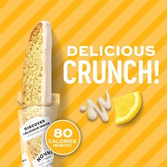 Limone Biscotti, Individually Wrapped Italian Lemon Cookie Snacks, 25 Serving…