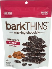 Barkthins Chocolate Covered Almond Dark 4.7 oz (Pack of 12)