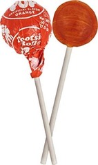 Orange (Orange) Tootsie Pops – Fresh Wrapped Bulk Lollipops – Choose 10–100 Ct