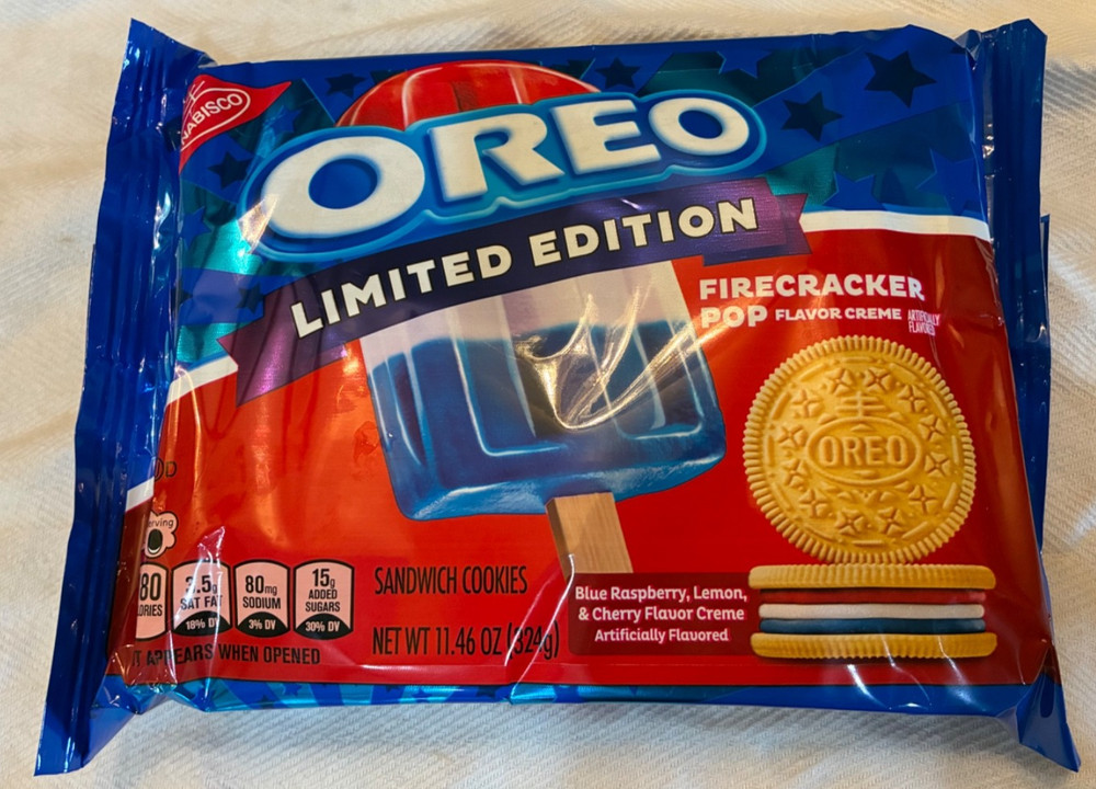 (NEW SEALED) Oreo Cookies Firecracker Pop Flavored – Limited Edition 11.46 OZ