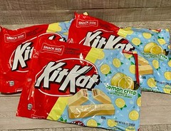 Kit Kat Lemon Flavored Creme Wafer Snack Size Easter Candy Bag 8.8 oz X 3 Bags