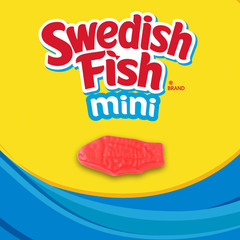 SWEDISH FISH Mini Soft & Chewy Candy, Family Size, Bulk Candy, 1.8 lb