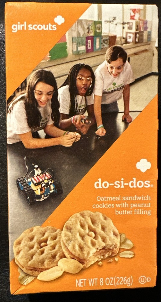 Girl Scout Do-Si-Do’s Oatmeal Sandwich Cookie W/ Peanut Butter Filling BB 9/6/26