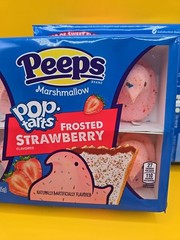 PEEPS Pop Tarts Frosted Strawberry 10 Count. 3.0oz LOT OF 2