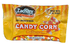Zachary CANDY CORN 6 oz Mello Creme w/ Real Honey Soft & Chewy Candy *BB 4/2025*