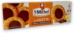 St Michel Galettes with Dark Chocolate 4.27oz each Pack of 4