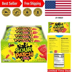 Bulk Soft & Chewy Candy – 24 Bags of Sour Gummy Treats for Fun Occasions