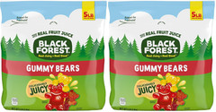 Gummy Bears Candy, Made with Real Fruit Juice, Resealable 5-Pound Bulk Bag