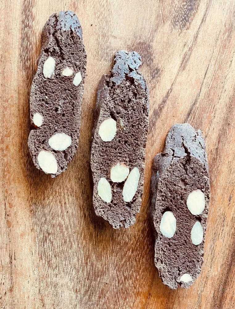 Artisan Chocolate Biscotti. Authentic Taste! Made in California