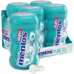 Mentos Pure Fresh Wintergreen Sugar Free Gum 10 Pack 15 Pieces Each