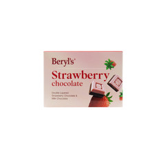 BERYL’S Malaysia Strawberry Milk Chocolate Double Layered – 60g Halal Sweets