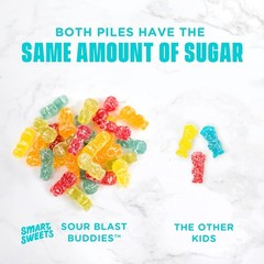 Sour Blast Buddies Low Sugar Candy Pack of 12 1.8 Ounce