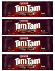 Tim Tam Dark Chocolate Biscuits 200g – 4 Pack – Arnott’s Australia NEW