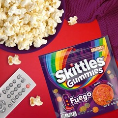 SKITTLES GUMMIES Fuego Sweet and Spicy Gummy Candy, Sharing 5.8 ounce, Multi
