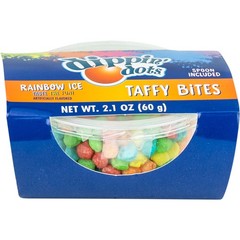 Dippin Dots Taffy Bites Rainbow Ice Cream Candy Container 68g X 2 Pack