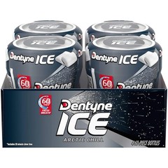 Dentyne Ice Sugar Free Gum Arctic Chill – Box Of 4 bottles of 60 Pieces