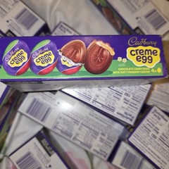 HUGE LOT OF 68 CADBURY CREME CREAM EGGS 1.2 OZ EACH NEW