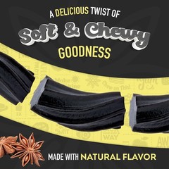 Wiley Wallaby Classic Black Liquorice Candy, 7.05 oz. Resealable Bag