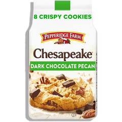 Cookies Nantucket Crispy Double Dark Chocolate Chunk Cookies, 7.75 OZ Bag (8 Coo