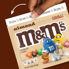 Almond Milk Chocolate Candy Family Size Bag 15 Ounce Bulk Pack