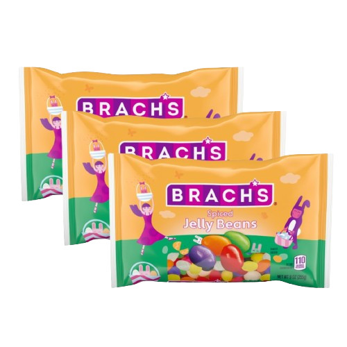 Brach’s Spiced Jelly Beans, 9oz, Pack Of 3