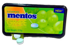 New Mentos Sugarfree Grape Mint Flavor Mint 17.5g – 6 Tubes
