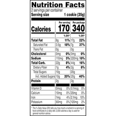Grandmas Chocolate Chip Cookies 2.5 Ounce (Pack of 60)