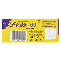 Flake 99 for Ice Cream and Culinary Use. 1 Box of 144 Bars.