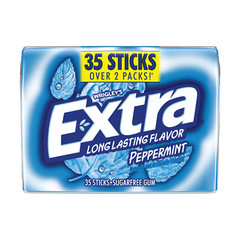 Full Box 6x Packs Wrigley’s Extra Peppermint Chewing Gum | 35 Sticks Per Pack |