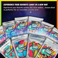Gummy Bears Freeze Dried Candy Sampler Variety Pack Before and After Gummies