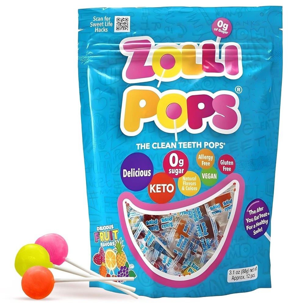 Xylitol Lollipops Zollipops 3.1oz AntiCavity